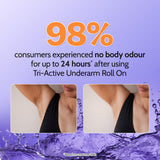 The Daily Care Duo (Exfoliating Body Wash - 236 ml | Tri-Active Underarm Roll On - 40 ml)