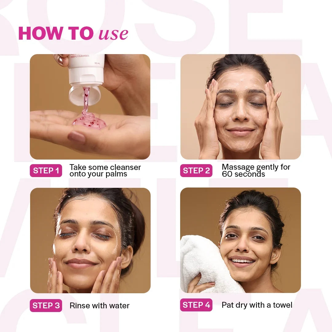 Rose Petal Melt Cleanser (50ml)
