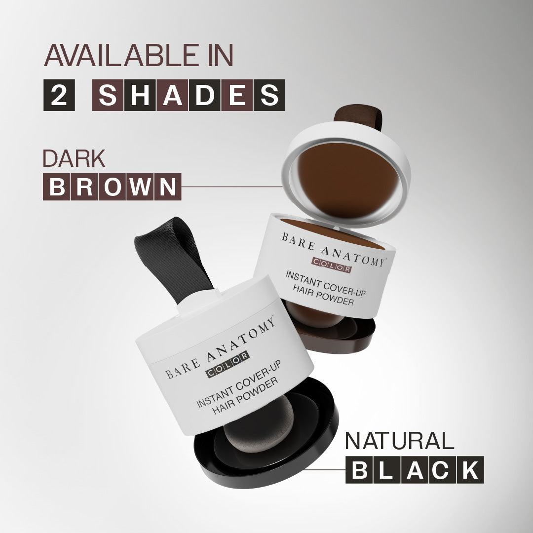 Instant Hair Cover-Up Powder (Brown Color) - 4 gm