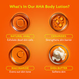 Detan Body Combo (Exfoliating Body Wash - 236 ml + AHA Body Lotion - 236 ml)