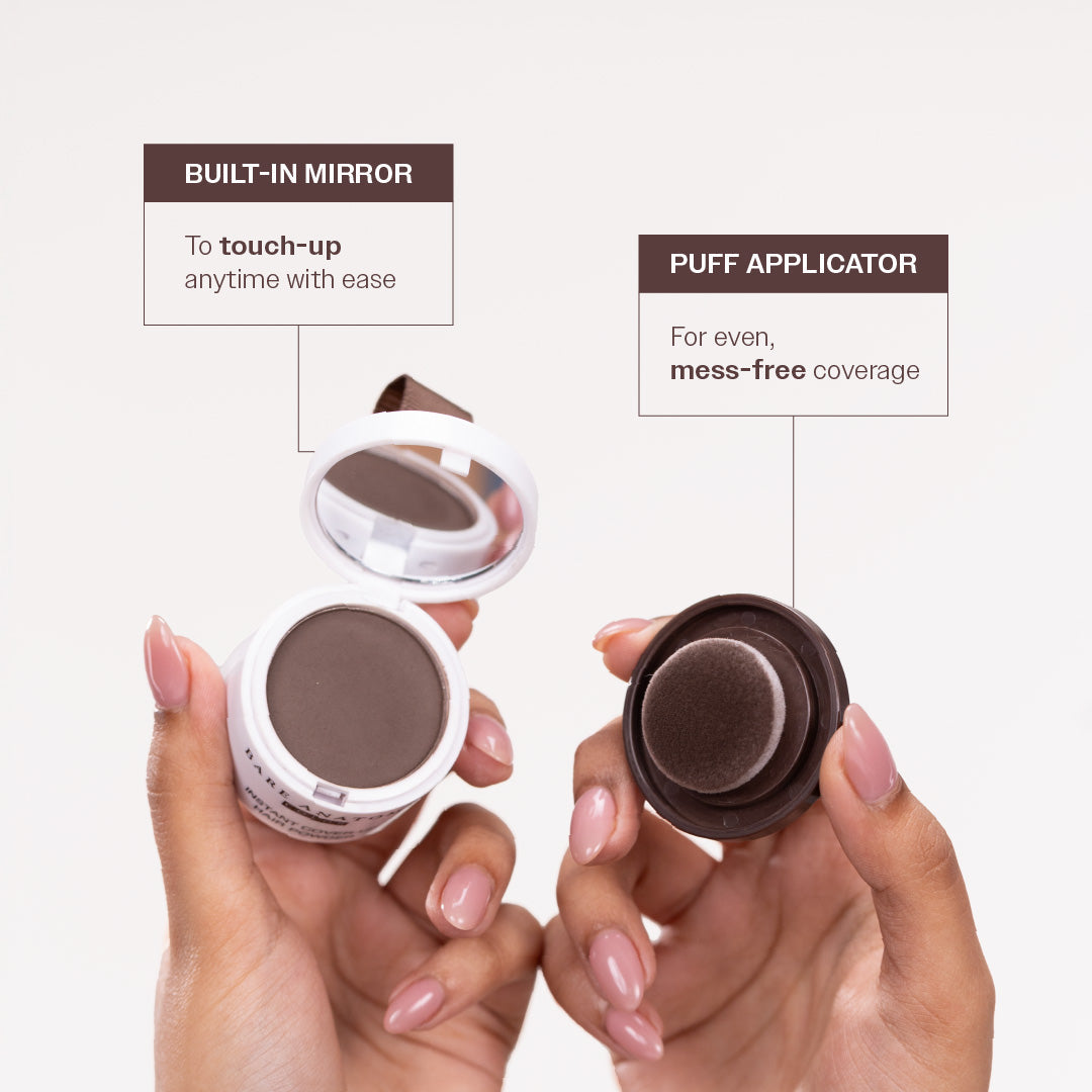 Instant Hair Cover-Up Powder (Brown Color) - 4 gm