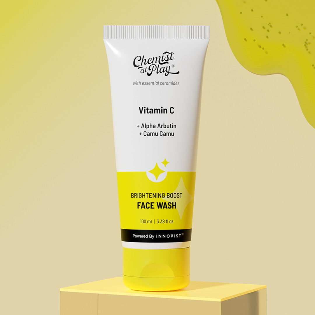Vitamin C Brightening Boost Face Wash for Dark Spots & Glowing Skin - 100 ml