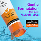 Gentle Exfoliating Face Scrub for Blackheads & Tan Removal - 100 ml