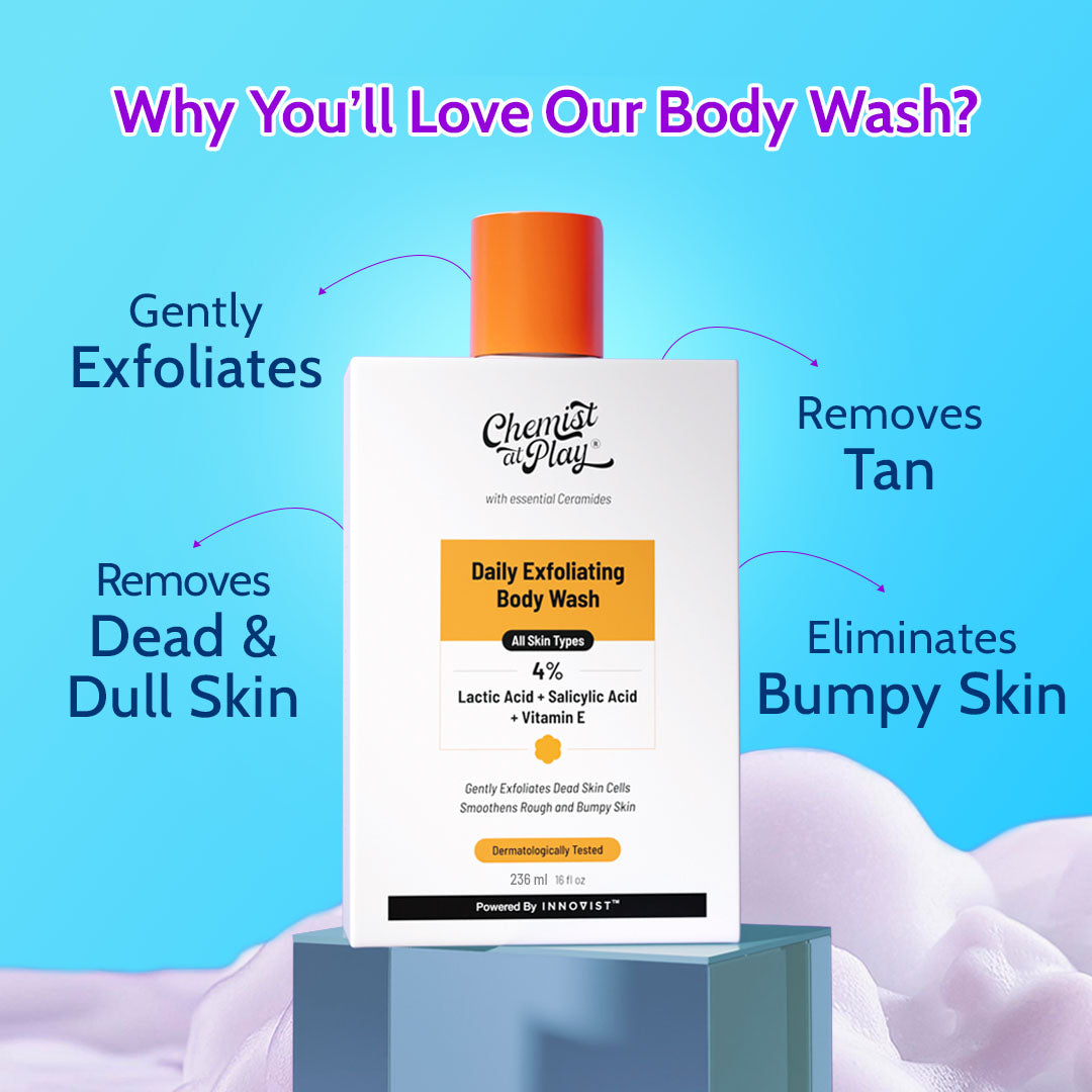 Detan Duo (Exfoliating Body Wash - 236 ml + Gentle Exfoliating Face Scrub - 100 ml)