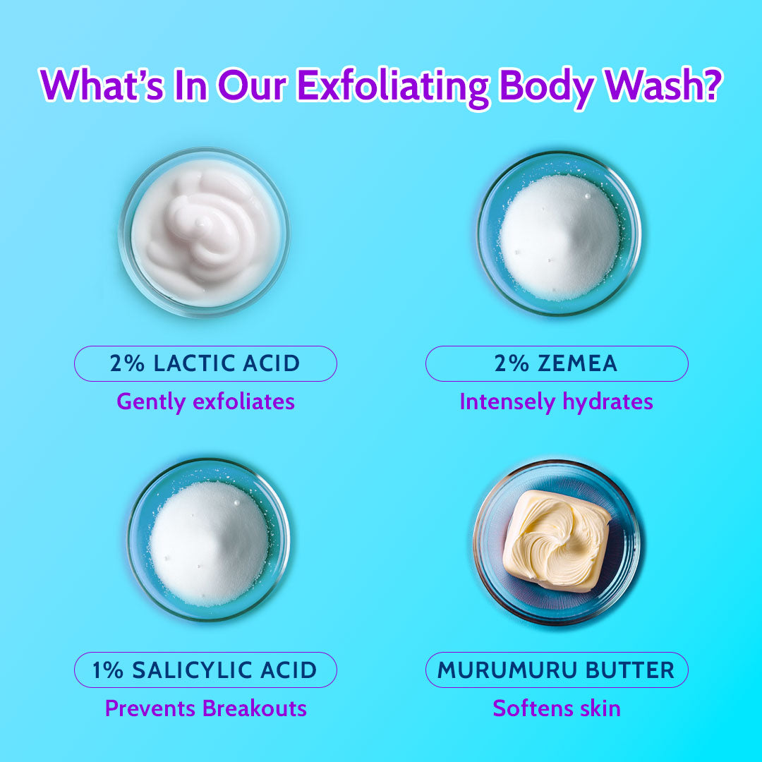 Detan Duo (Exfoliating Body Wash - 236 ml + Gentle Exfoliating Face Scrub - 100 ml)