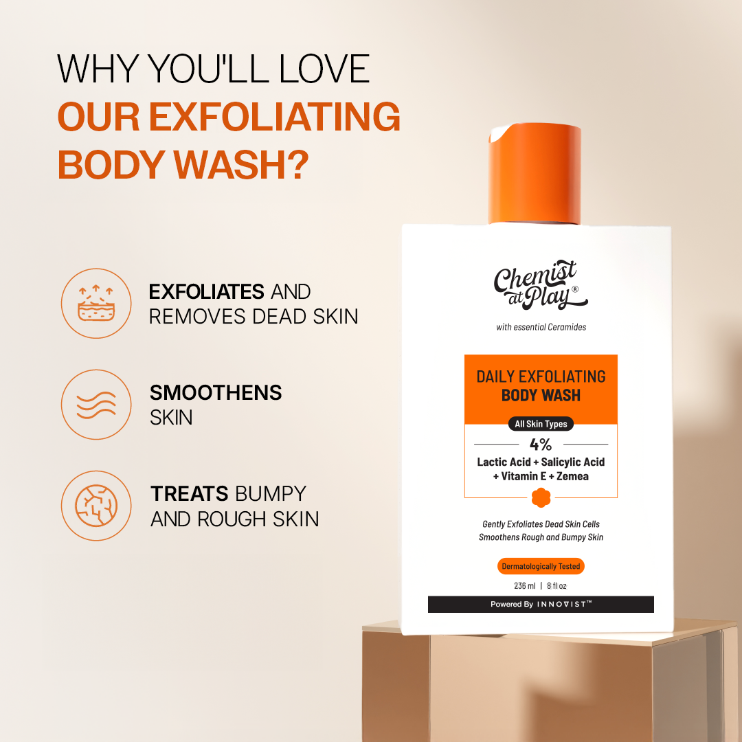 Every Day Body + Haircare Duo (Hair Growth Serum - 30 ml & Exfoliating Body Wash - 236 ml)