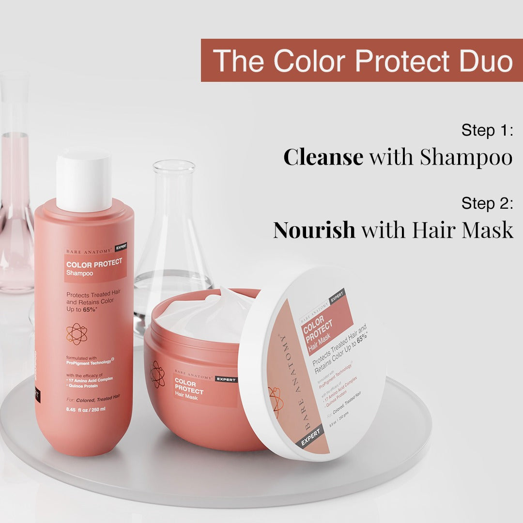 Color Protect Kit (Shampoo - 250 ml | Mask - 250 gm) | Color Retention upto 65%