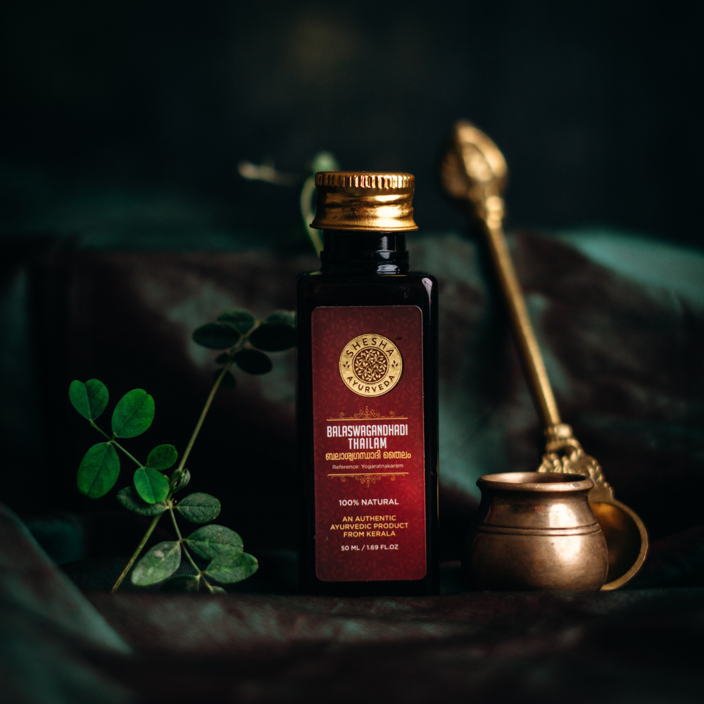 Balaswagandhadi Thailam - Muscle Strengthening & Joint Pain Relief Oil | Ayurvedic Massage Oil for Recovery