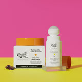 Bright & Smooth Duo (Exfoliating Body Scrub - 75 gm | Neck Knee Elbow Brightening Roll On - 40 ml)