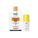 The Feel-Good Body Combo (Exfoliating Body Wash - 236 ml | Neck Knee Elbow Brightening Roll On - 40 ml)