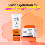 Glow & De-tan Essentials (Exfoliating Face Wash - 100 ml | Exfoliating Body Scrub - 75 gm)