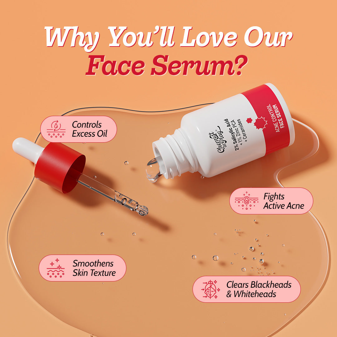 The Clear Skin Duo (2% Salicylic Acid Face Wash - 100 ml | Acne Control Face Serum - 10 ml)
