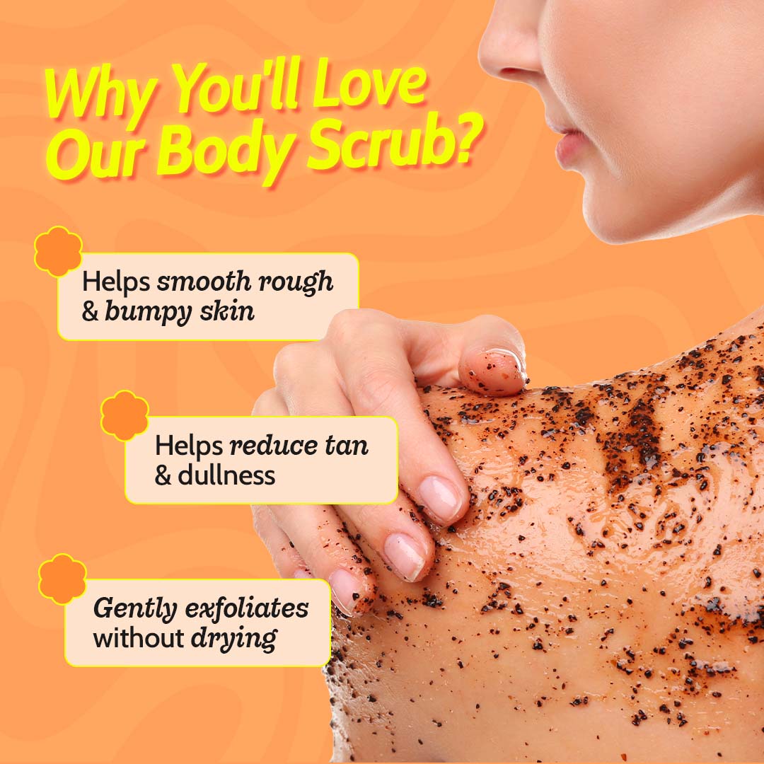 Complete Exfoliation Duo (Gentle Exfoliating Face Scrub - 100 ml | Exfoliating Body Scrub - 75 gm)