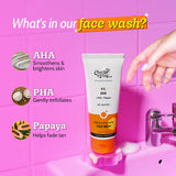 Glow & De-tan Essentials (Exfoliating Face Wash - 100 ml | Exfoliating Body Scrub - 75 gm)