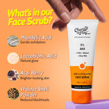 Complete Exfoliation Duo (Gentle Exfoliating Face Scrub - 100 ml | Exfoliating Body Scrub - 75 gm)