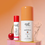 Cherry Lip Balm (4.5g) + Aqua Underarm roll on (40 ml)