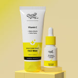 Vitamin C Face Care Combo (Brightening Boost Face Wash - 100ml | 10% Vitamin C Face Serum - 10 ml)