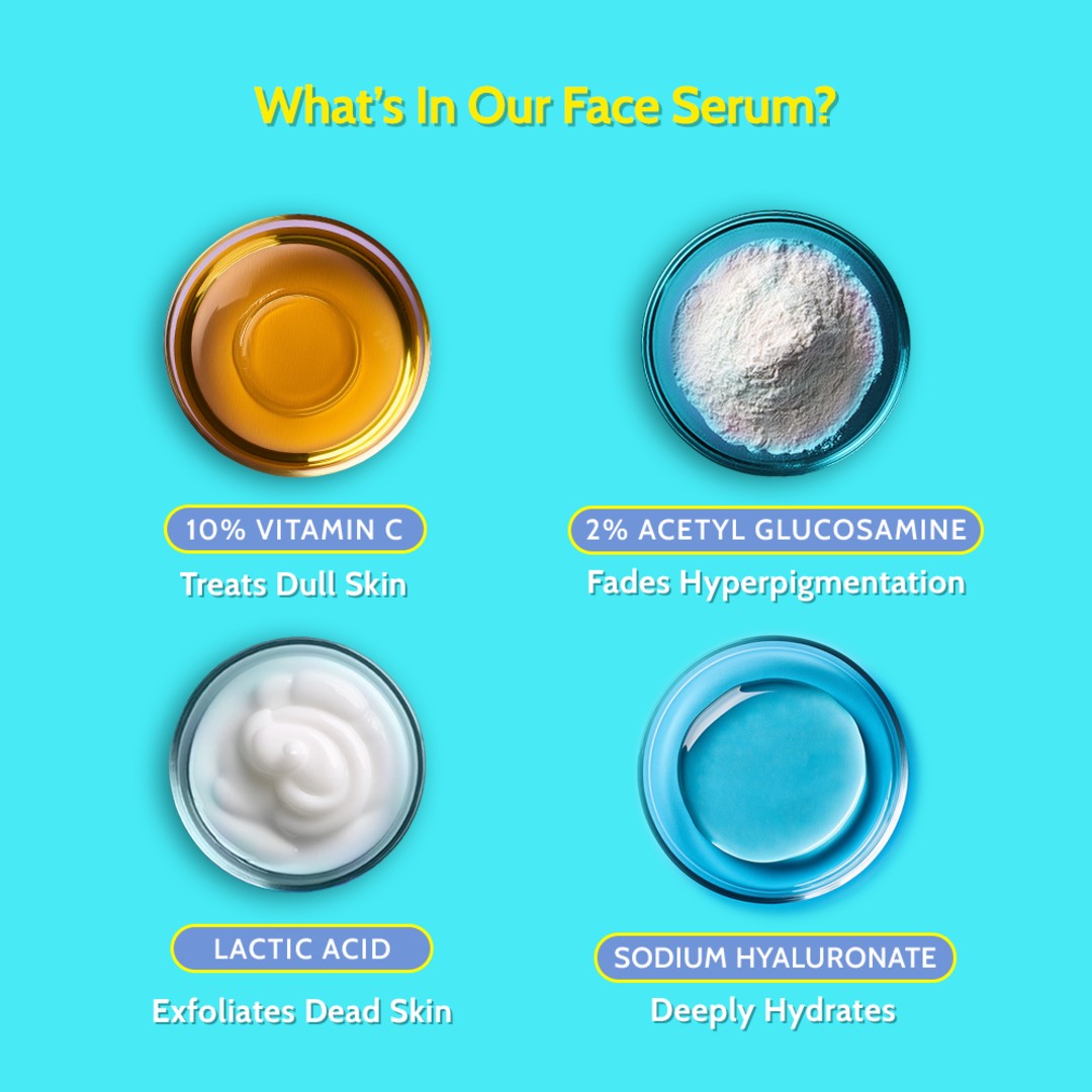 Vitamin C Face Care Combo (Brightening Boost Face Wash - 100ml | 10% Vitamin C Face Serum - 10 ml)