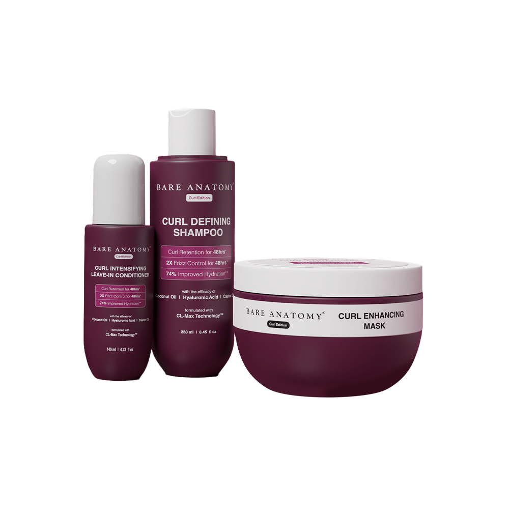 Curl Defining Kit (Shampoo - 250 ml | Hair Mask - 250 gm | Gel - 140 ml)