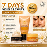 Night repair cream, 24k Gold Facewash, Day brightening cream