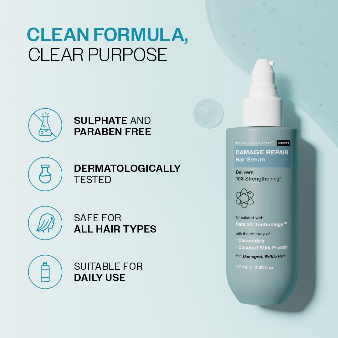 Damage Repair Hair Serum for Dry & Damaged Hair - 100 ml