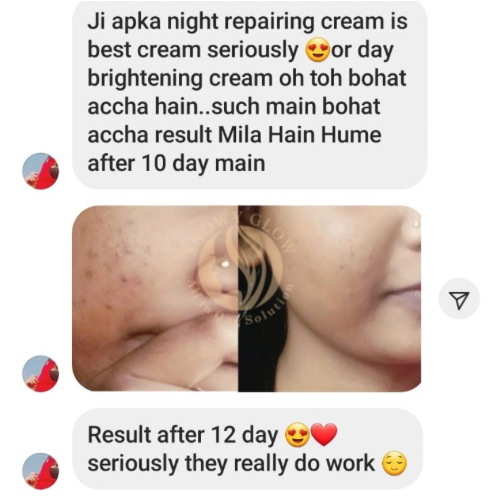 Night Repair Brightening Cream Regular (Effects starts within 10 days)