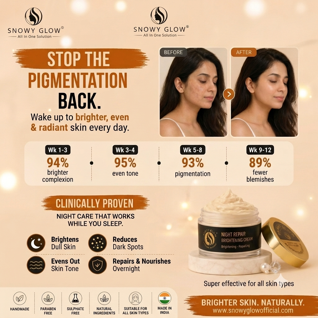 Night Repair Brightening Cream Regular (Effects starts within 10 days)