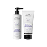 Rosemary & Coconut Milk Hydrating Shampoo (200 ml) & Conditioner (150 ml) Combo for Frizzy Hair