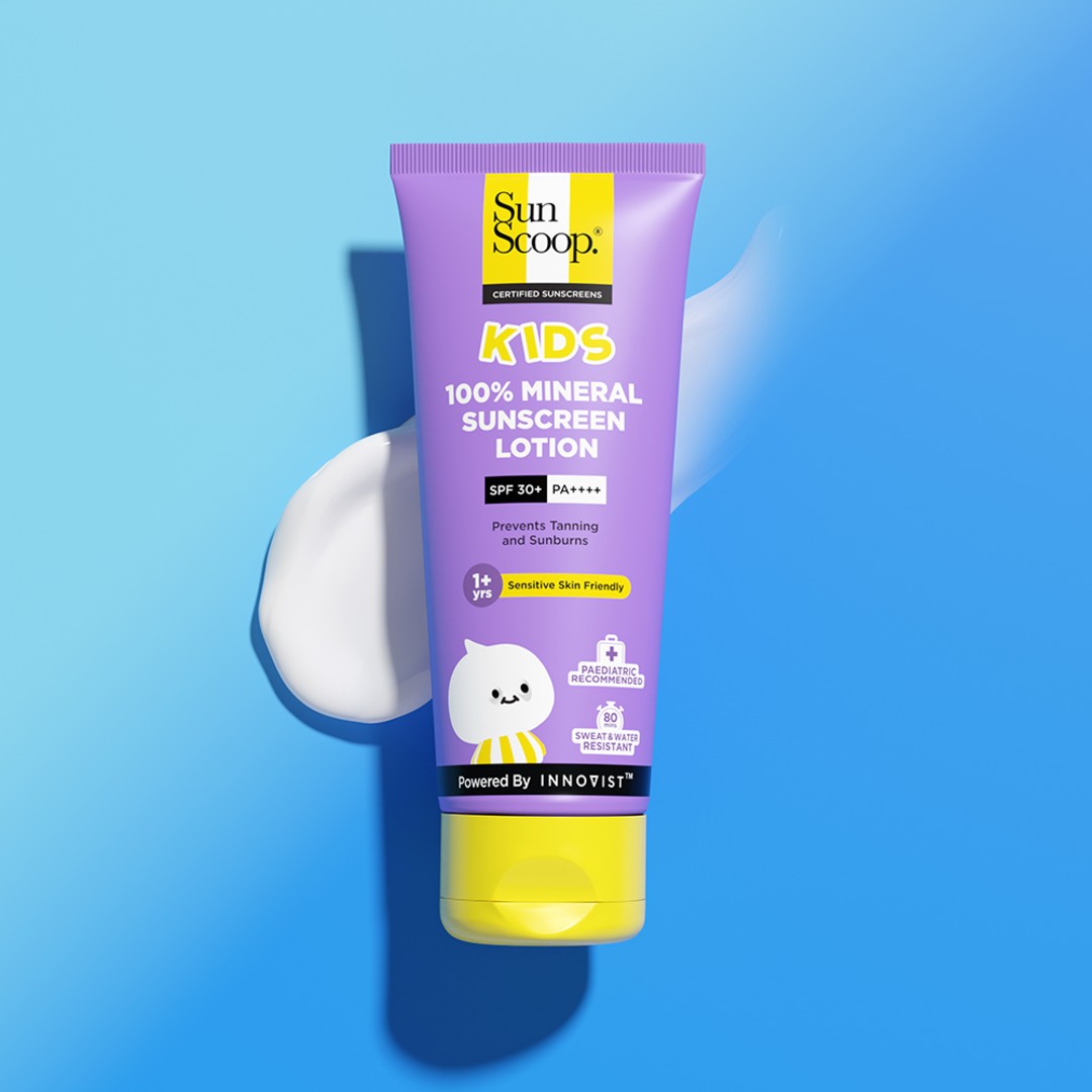 100% Mineral Kids Sunscreen | SPF 30+ PA++++ | 75 ml