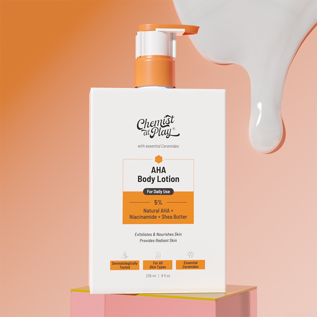 5% AHA Body Lotion with Niacinamide for Smooth and Hydrated Skin- 236 ml