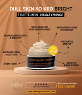 Snowy Glow Brightening Night Cream | For Uneven Skin Tone, Remove Pimple, Dark spots | Pack of 3