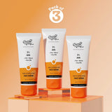 Gentle Exfoliating Face Scrub for Clear & Glowing Skin - 100 ml | Pack of 3