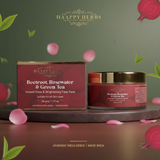 Beetroot, Rosewater & Green Tea - Instant Glow & Brightening Face Pack - 50g