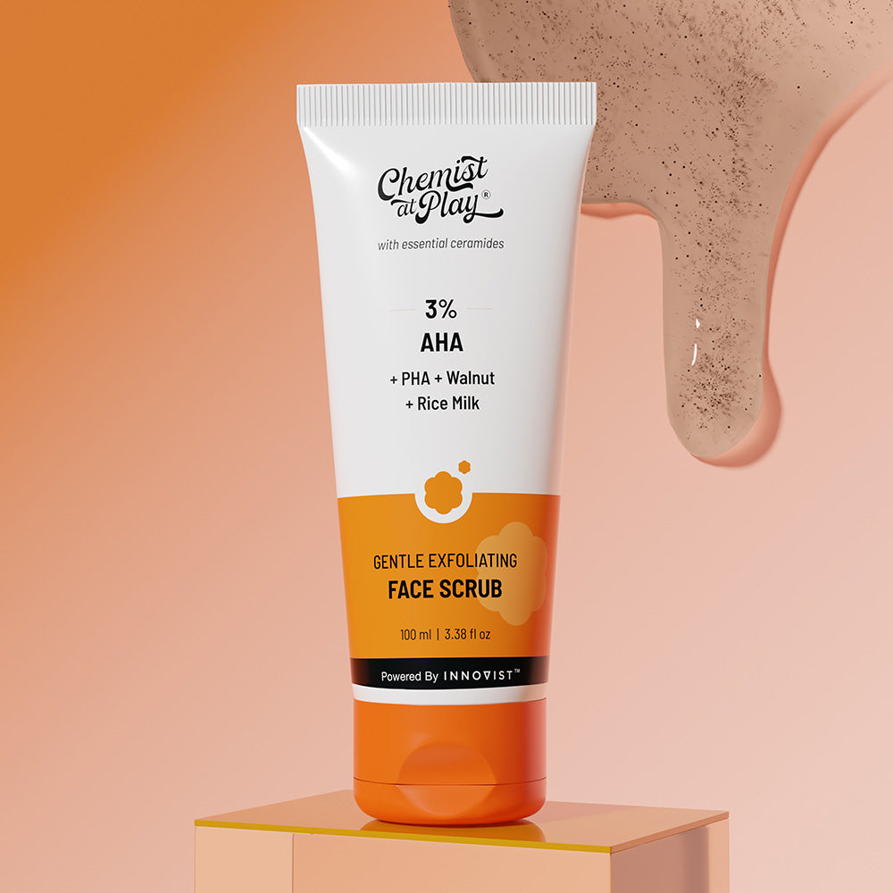 Gentle Exfoliating Face Scrub for Blackheads & Tan Removal - 100 ml