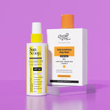 Exfoliate & Protect Combo (Hydrating Fluid Sunscreen - 125 ml | Brightening Body Wash - 236 ml)