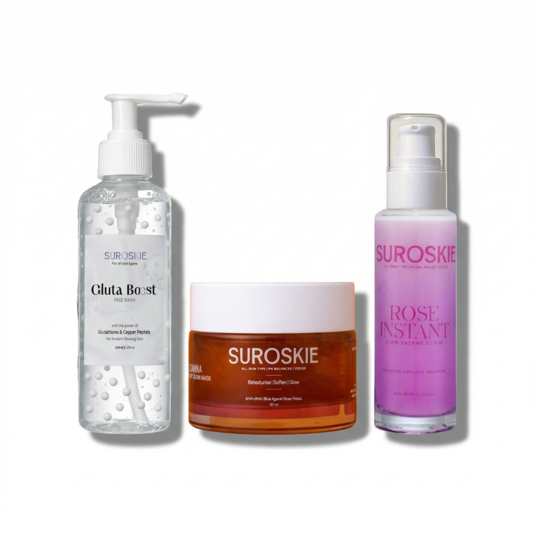Gluta Boost + Rossana Mask + Rose Instant