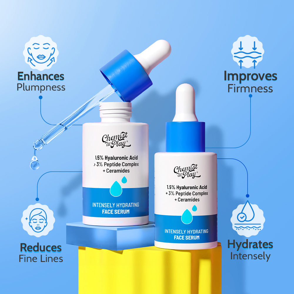 1.5% Hyaluronic Acid Intensely Hydrating Face Serum with Ceramides - 30 ml