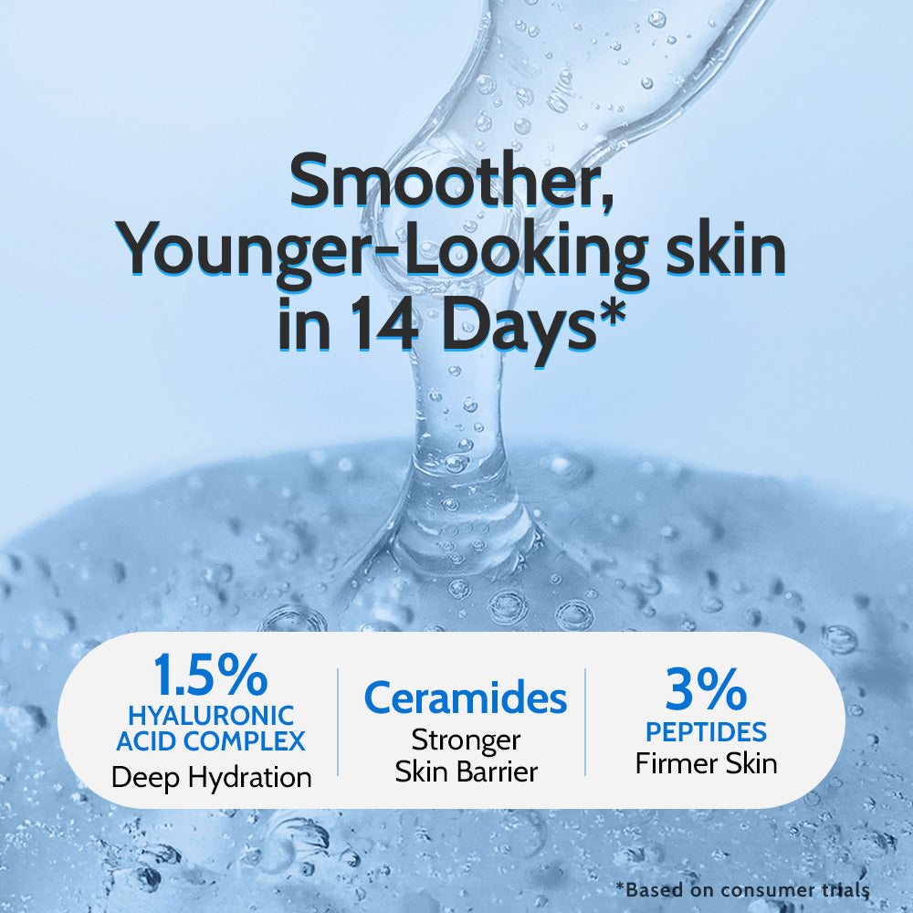 1.5% Hyaluronic Acid Intensely Hydrating Face Serum with Ceramides - 30 ml