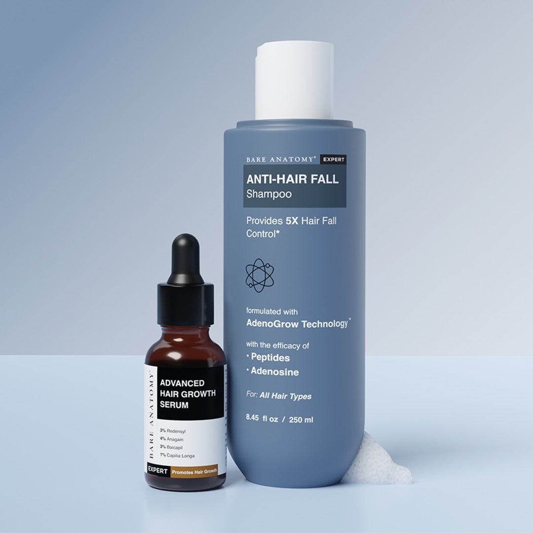Hair Growth Serum (30 ml) & Anti-Hairfall Shampoo (250 ml) Combo