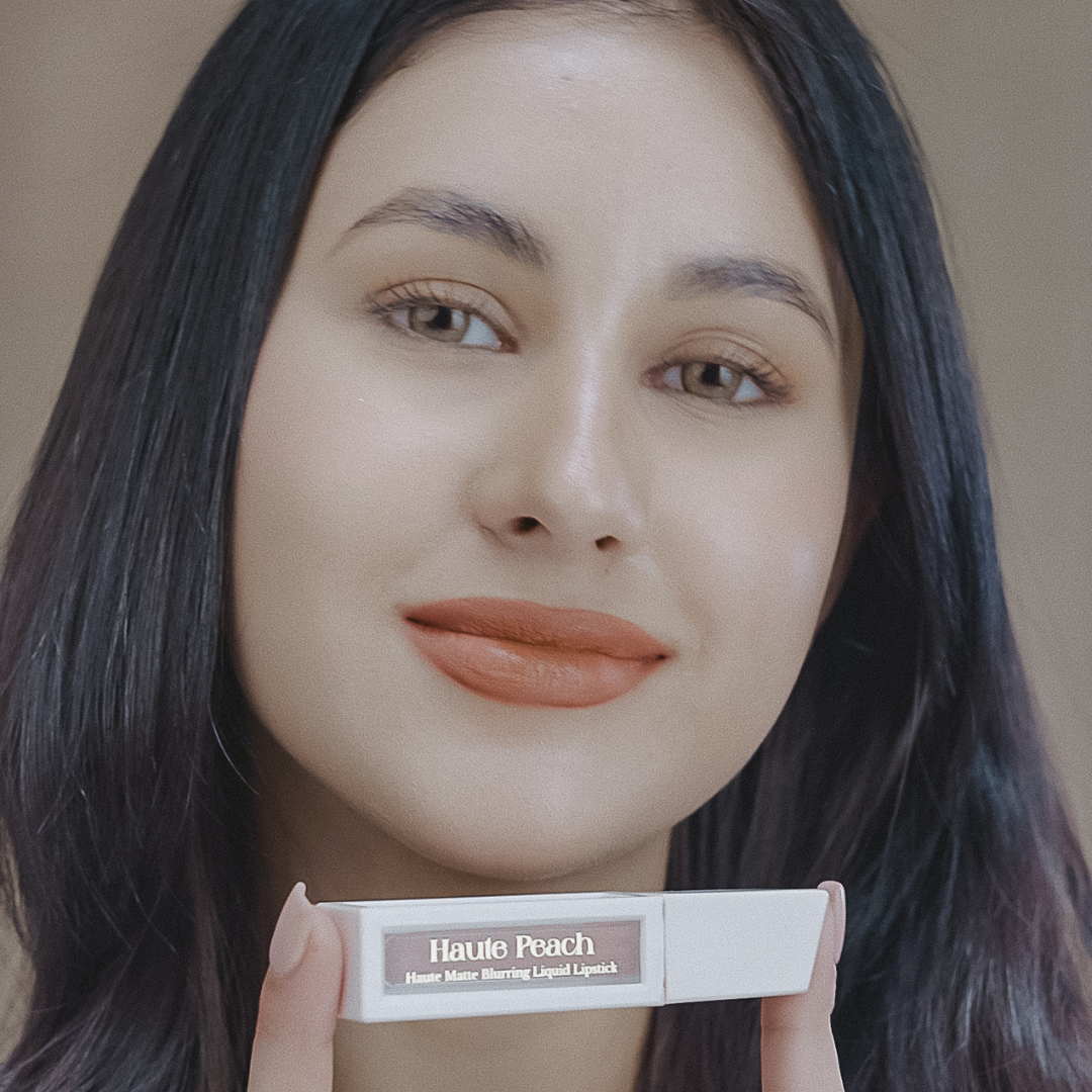 Haute Peach: Haute Matte Blurring Liquid Lipstick