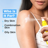 Hydrating Fluid Sunscreen for Face & Body | SPF 60 PA++++| In-Vivo Tested - 125ml