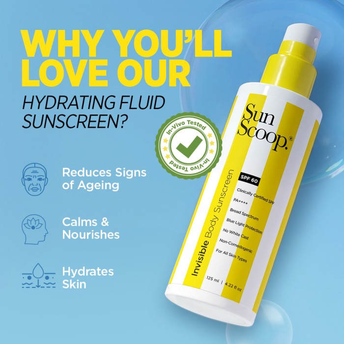 Ultimate Sun Defence Combo (5% Niacinamide Sunscreen Body Lotion - 200 ml | Hydrating Fluid Sunscreen for Face and Body - 125 ml)
