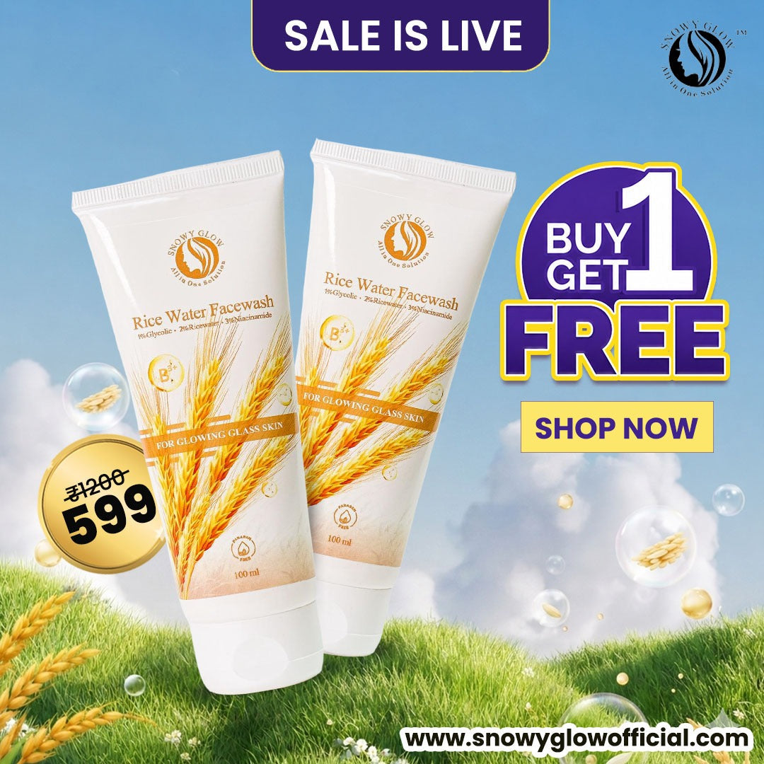 But 1 Get 1 Free Rice Water Facewash