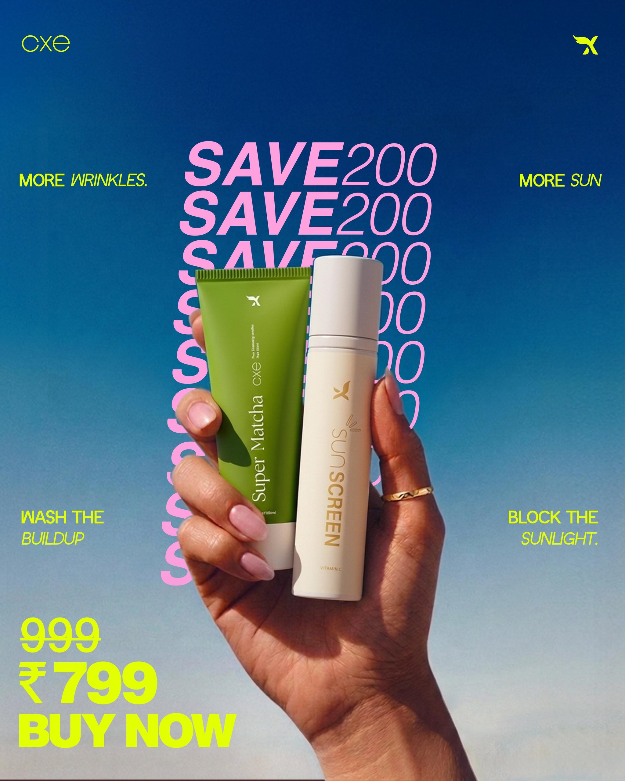Super Matcha Face Wash + Sunscreen