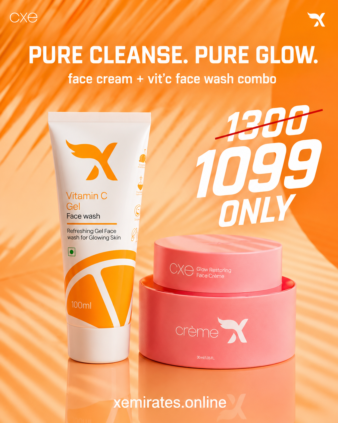 Cream X Emirates + VIT'C Gel Face Wash