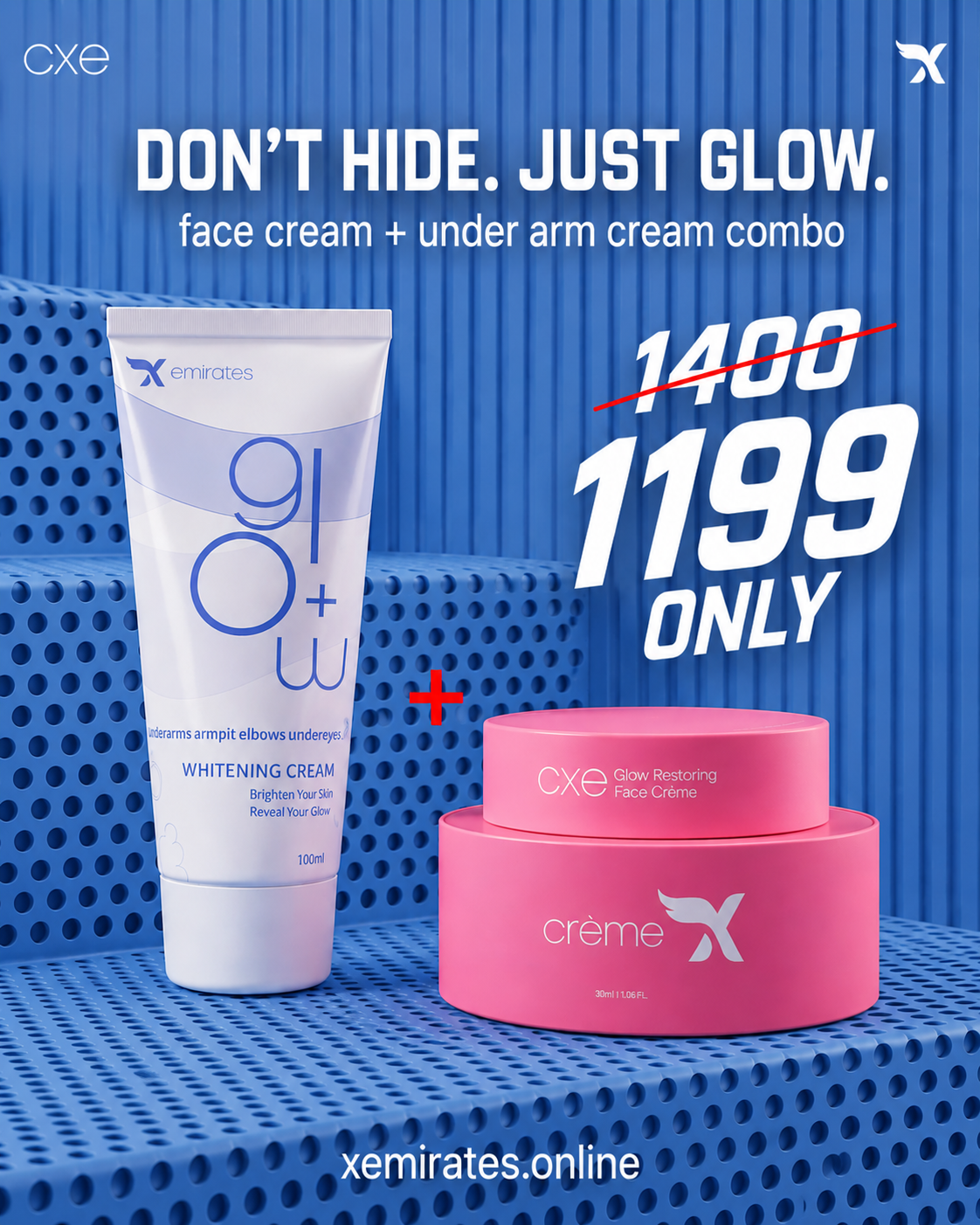 COMBO OFFER — CREME X + UNDER ARM CREAM