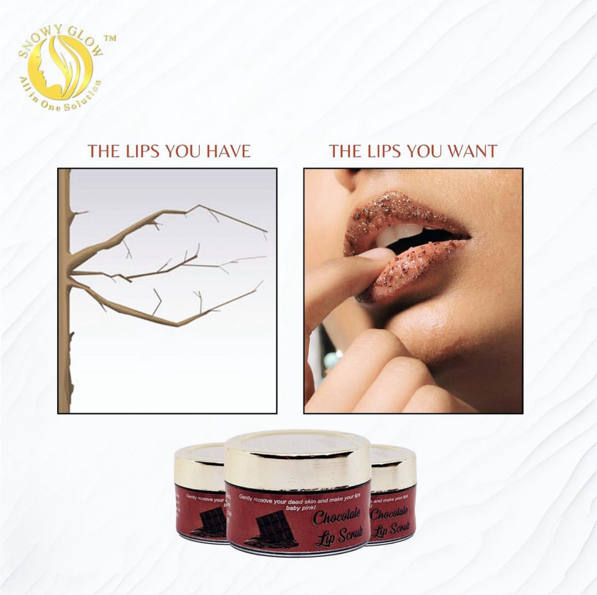 Chocolate Lip Scrub (Pack of 2) Buy 1 Get 1 Free