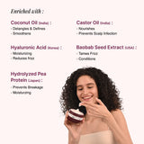 Curl Enhancing Hair Mask with Coconut Oil & Hyaluronic Acid for Smoothness & Shine - 250 gm