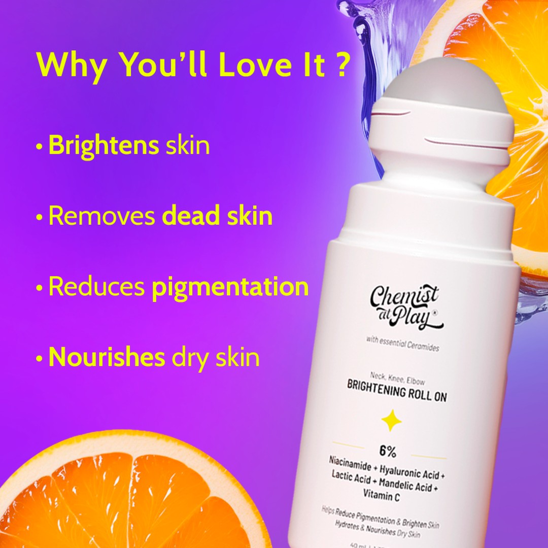 Neck, Knee & Elbow Brightening Roll On - 40 ml