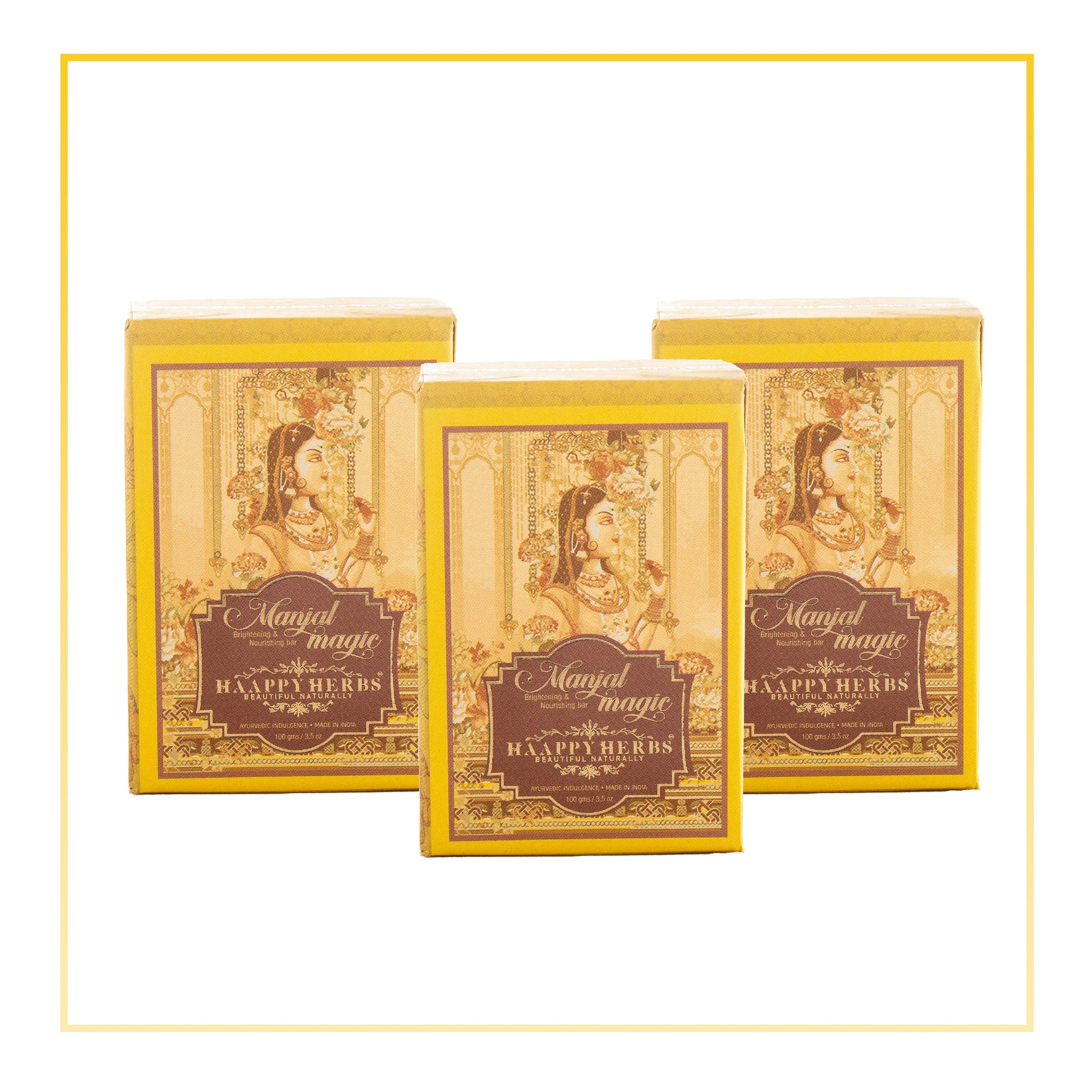 Manjal Magic Luxury Soap Bar - Family Pack